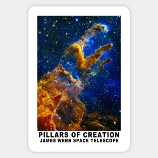 Webb Pillars of Creation Sticker